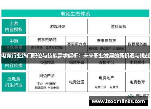 电竞行业热门职位与技能需求解析：未来职业发展的新机遇与挑战